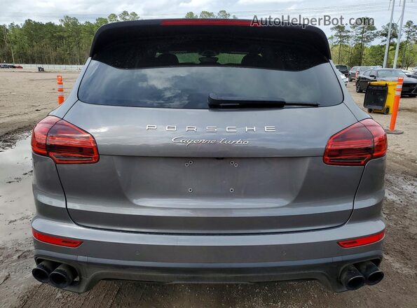 WP1AC2A27GLA88558 2016 PORSCHE CAYENNE Charcoal Widok z tyłu