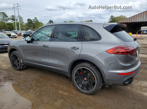WP1AC2A27GLA88558 2016 PORSCHE CAYENNE Charcoal Tył lewy