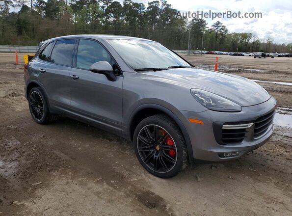 WP1AC2A27GLA88558 2016 PORSCHE CAYENNE Charcoal Przód prawy