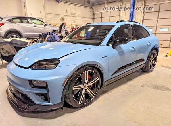 WP1AC2XA5SL175556 2025 PORSCHE MACAN Синий Передняя левая четверть