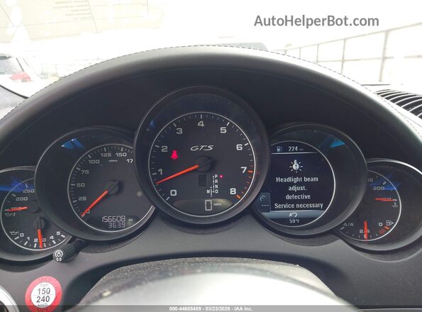 WP1AD2A26HLA82801 2017 PORSCHE CAYENNE White უკანა სავარძლების ხედი