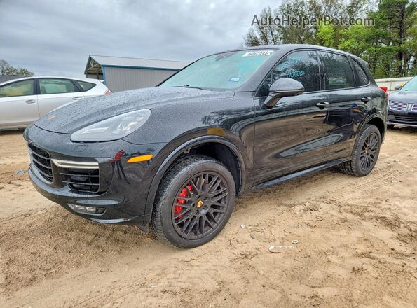 WP1AD2A27HLA81785 2017 PORSCHE CAYENNE Черный Передняя левая четверть