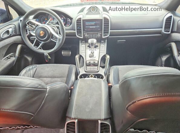WP1AD2A27HLA81785 2017 PORSCHE CAYENNE Черный Вид панели приборов