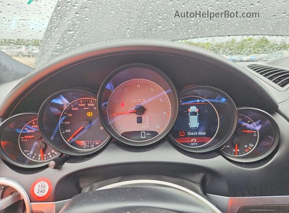 WP1AD2A27HLA81785 2017 PORSCHE CAYENNE Черный Вид щитка приборов