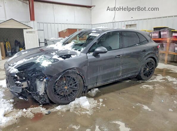 WP1AE2AY5SDA16968 2025 PORSCHE CAYENNE Charcoal წინა მარცხენა ხედი სამი მეოთხედიდან