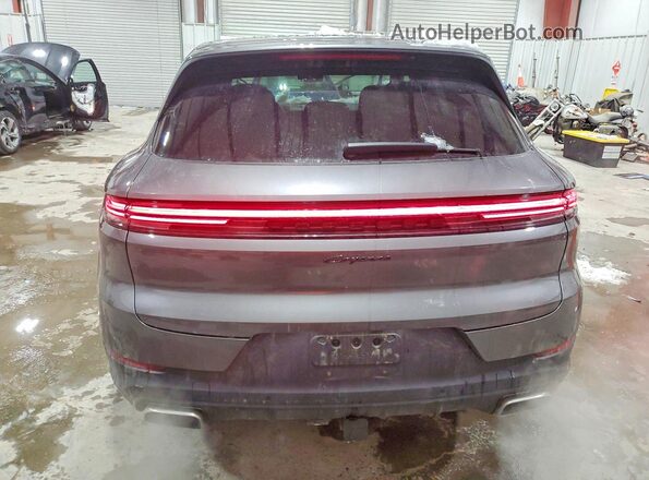 WP1AE2AY5SDA16968 2025 PORSCHE CAYENNE Charcoal უკანა ხედი
