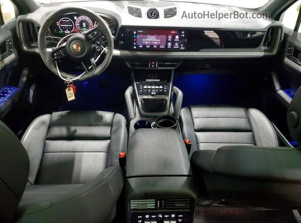 WP1AE2AY5SDA16968 2025 PORSCHE CAYENNE Charcoal წინა პანელის ხედი