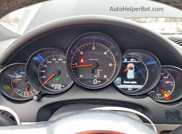 WP1AF2A28GLA40297 2016 PORSCHE CAYENNE Blue Widok tylnych siedzeń