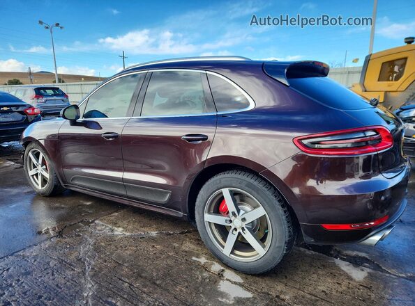 WP1AF2A50GLB94416 2016 PORSCHE MACAN Коричневый Задняя левая четверть