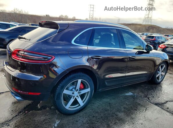 WP1AF2A50GLB94416 2016 PORSCHE MACAN Коричневый Задняя правая четверть