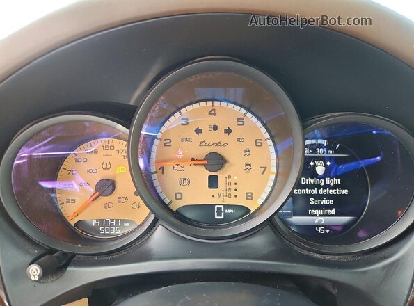 WP1AF2A50GLB94416 2016 PORSCHE MACAN Коричневый Вид щитка приборов