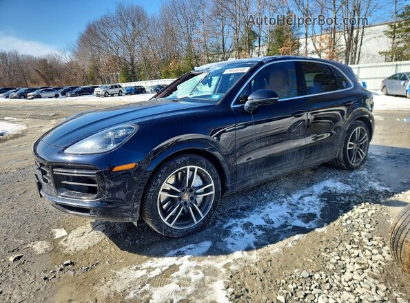 WP1AF2AY6MDA36405 2021 PORSCHE CAYENNE Blue წინა მარცხენა ხედი სამი მეოთხედიდან