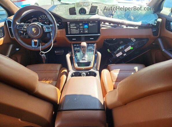 WP1AF2AY6MDA36405 2021 PORSCHE CAYENNE Blue წინა პანელის ხედი