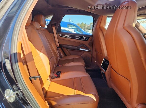 WP1AF2AY6MDA36405 2021 PORSCHE CAYENNE Blue უკანა სავარძლების ხედი