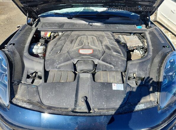 WP1AF2AY6MDA36405 2021 PORSCHE CAYENNE Blue უკანა სალონის ხედი