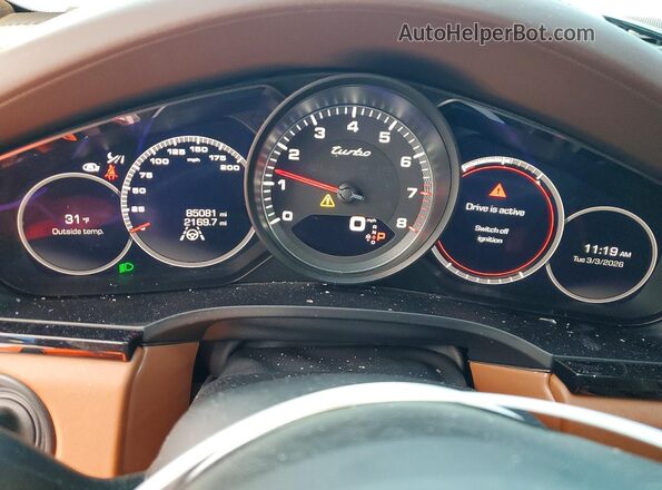 WP1AF2AY6MDA36405 2021 PORSCHE CAYENNE Blue ხელსაწყოთა პანელის ხედი