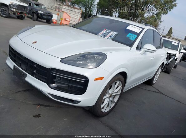 WP1AF2AY8KDA80791 2019 PORSCHE CAYENNE Белый Передняя левая четверть