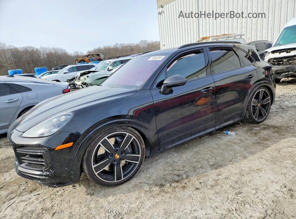 WP1AF2AYXPDA20180 2023 PORSCHE CAYENNE Black Առջևի ձախ երեք քառորդ տեսարան