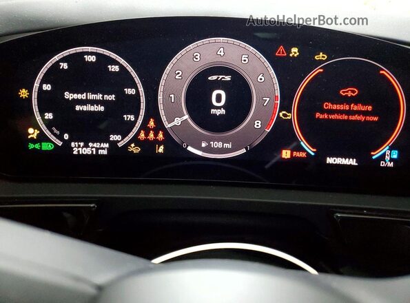 WP1AG2AY4SDA24568 2025 PORSCHE CAYENNE Белый Вид щитка приборов