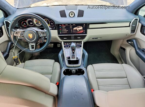 WP1AH2AY3NDA46143 2022 PORSCHE CAYENNE Синий Вид панели приборов