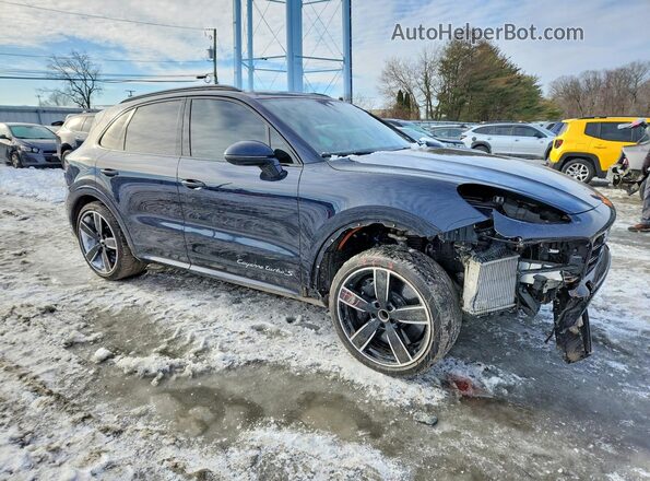 WP1AH2AY3NDA46143 2022 PORSCHE CAYENNE Синий Передняя правая четверть