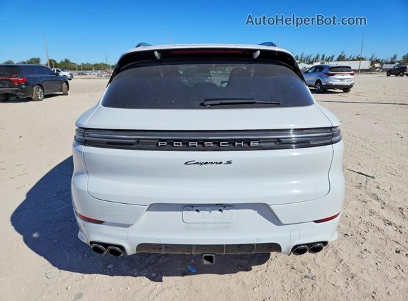WP1AL2AY8SDA19367 2025 PORSCHE CAYENNE White უკანა ხედი