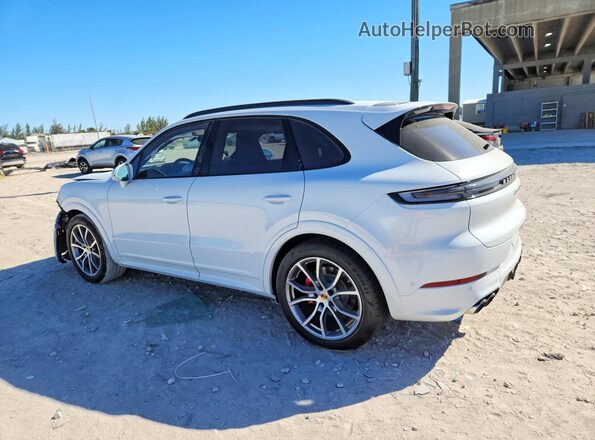 WP1AL2AY8SDA19367 2025 PORSCHE CAYENNE White უკანა მარცხენა