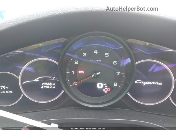 WP1BA2AY1NDA47459 2022 PORSCHE CAYENNE Белый Вид задних сидений