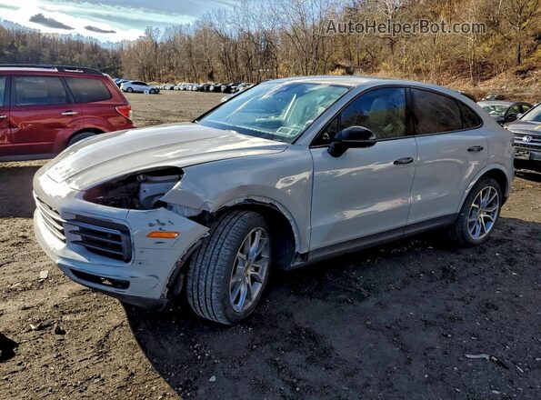 WP1BA2AY3NDA49780 2022 PORSCHE CAYENNE Gray წინა მარცხენა ხედი სამი მეოთხედიდან