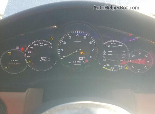 WP1BE2AY5NDA51308 2022 PORSCHE CAYENNE White Widok zestawu wskaźników