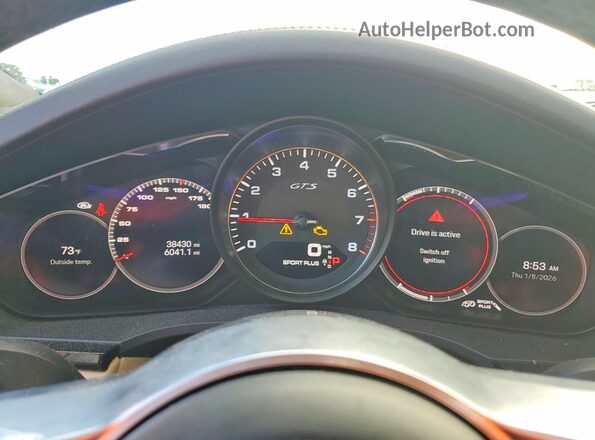 WP1BG2AY7PDA32160 2023 PORSCHE CAYENNE Белый Вид щитка приборов