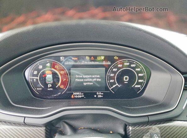 WUAAWDF54PA903689 2023 AUDI RS5 Black Widok zestawu wskaźników