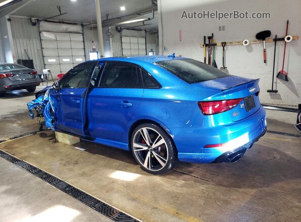 WUABWGFF3J1900451 2018 AUDI RS3 Blue Задня ліва чверть