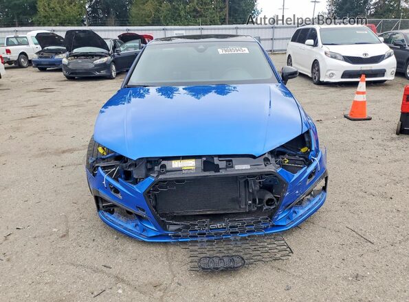 WUABWGFF3J1901938 2018 AUDI RS3 Синий Вид спереди