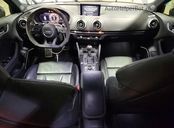 WUABWGFF7KA907596 2019 AUDI RS3 Gray წინა პანელის ხედი