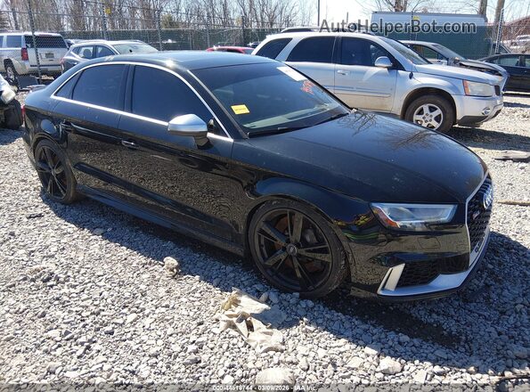 WUABWGFF8J1900171 2018 AUDI RS3 Black Передня права чверть
