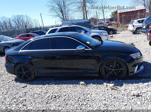 WUABWGFF8J1900171 2018 AUDI RS3 Black Вид задньої частини салону