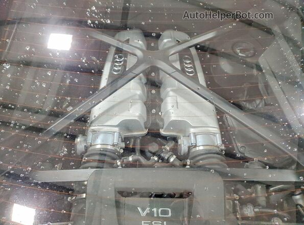 WUAKBAFX4M7901384 2021 AUDI R8 Черный Вид задней части салона
