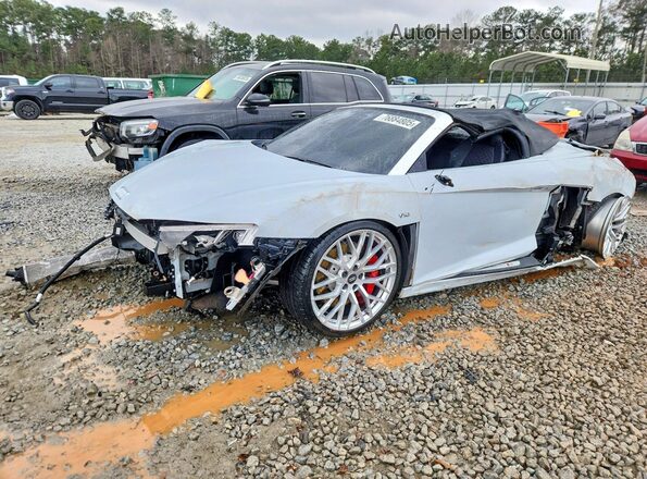 WUAVACFX9H7905058 2017 AUDI R8 Gray Vista tres cuartos delantera izquierda