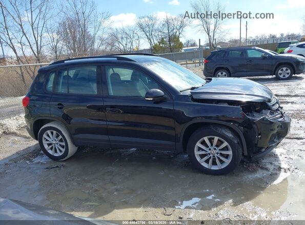 WVGAV7AX2HK042014 2017 VOLKSWAGEN TIGUAN Black Widok wnętrza z tyłu