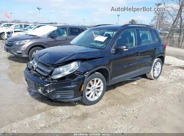WVGAV7AX2HK042014 2017 VOLKSWAGEN TIGUAN Black Przód lewy