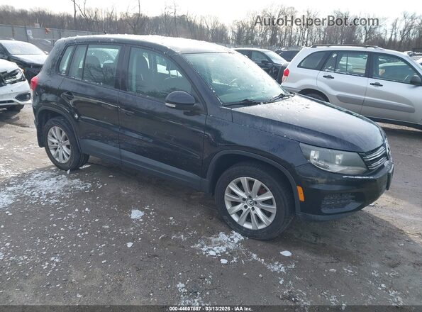 WVGAV7AX2JK001596 2018 VOLKSWAGEN TIGUAN Черный Передняя правая четверть