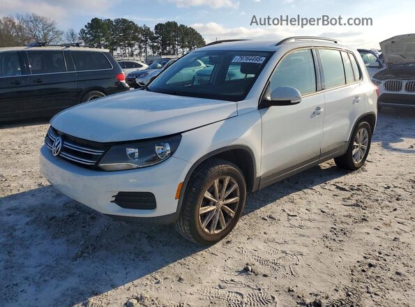 WVGAV7AX3HK054124 2017 VOLKSWAGEN TIGUAN Белый Передняя левая четверть