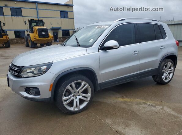 WVGAV7AX5GW615995 2016 VOLKSWAGEN TIGUAN Silver Առջևի ձախ երեք քառորդ տեսարան