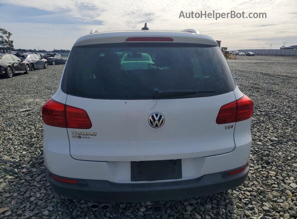 WVGAV7AX7GW613214 2016 VOLKSWAGEN TIGUAN Белый Вид сзади