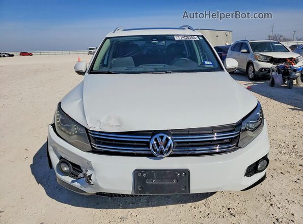 WVGAV7AX8GW506480 2016 VOLKSWAGEN TIGUAN Белый Вид спереди