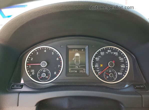 WVGAV7AX8GW506480 2016 VOLKSWAGEN TIGUAN Белый Вид щитка приборов