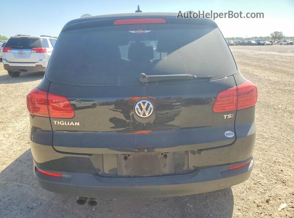 WVGAV7AX8HK033902 2017 VOLKSWAGEN TIGUAN Черный Вид сзади