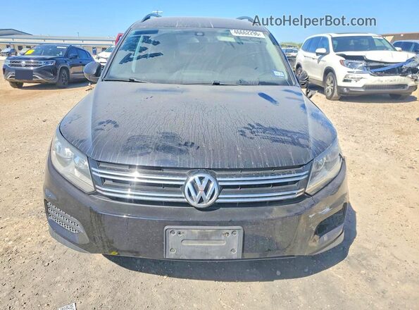 WVGAV7AX8HK033902 2017 VOLKSWAGEN TIGUAN Черный Вид спереди