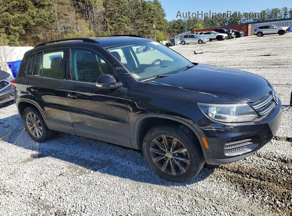WVGAV7AX9JK000476 2018 VOLKSWAGEN TIGUAN Черный Передняя правая четверть